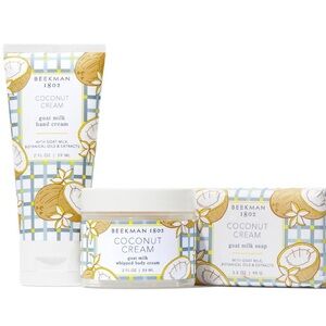 Beekman 1802 GOAT MILK Coconut‎ Cream Moisturizer Trio Anthropologie